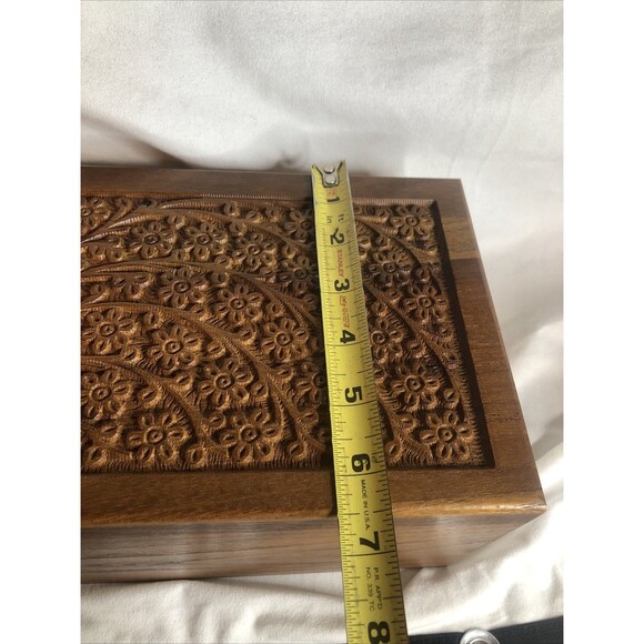 Wooden Urn Box for Human Ashes Cremation 6.5"x9" Urn Box Decorative Urn Pet - Picture 5 of 7